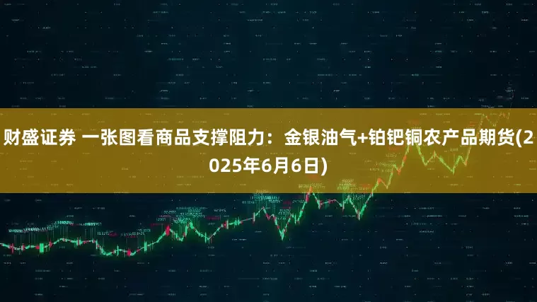 财盛证券 一张图看商品支撑阻力：金银油气+铂钯铜农产品期货(2025年6月6日)